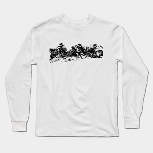 bmx racing kids Long Sleeve T-Shirt